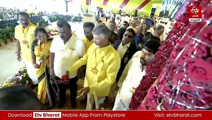 ఘనంగా ఎన్టీఆర్‌ జయంతి వేడుకలు - అభిమానాన్ని చాటుకున్న తెలుగు తమ్ముళ్లు