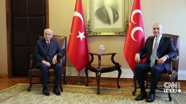 TBMM Başkanı Numan Kurtulmuş ve MHP lideri Devlet Bahçeli bir araya geldi: Yeni süreç başlamıştır