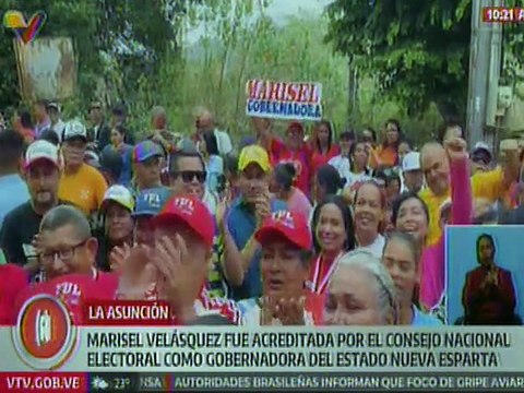 Nueva Esparta | Gob. Marisel Velásquez recibió adjudicación y proclamación de cargo por el CNE