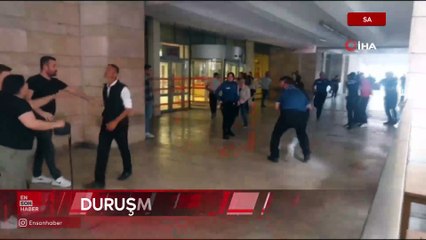 Samsun Adliyesi'nde duruşma çıkışı kavga çıktı