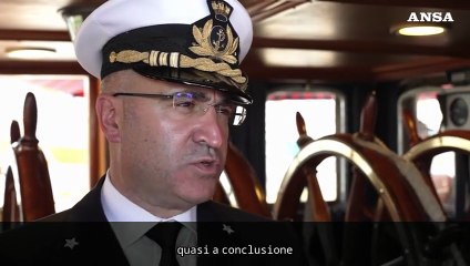 Vespucci a Civitavecchia, il comandante: "Per me e' un ritorno all'infanzia"