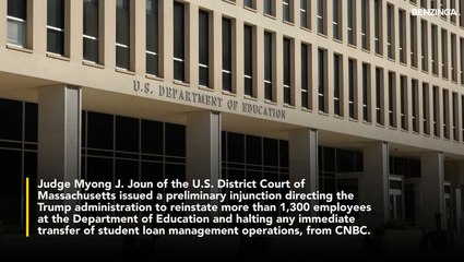 Trump Blocked From Shifting Student Loan Oversight From Education Department To Small Business Administration