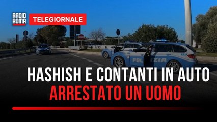 Corriere con 16 kg di hashish arrestato lungo la A1