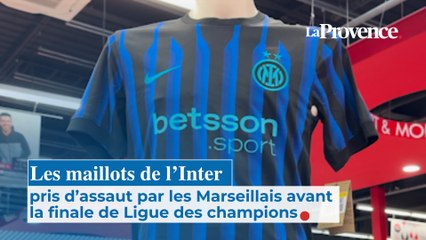 Les maillots de l'Inter Milan dévalisés par les Marseillais avant le match contre le PSG