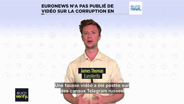 Non, Euronews n'a pas publié de vidéo sur la corruption en Moldavie