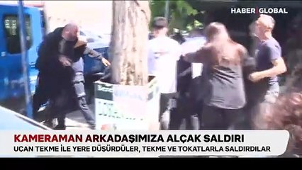 Güngören'de Haber Global ekibine saldırı! Defalarca vurdular, darp ettiler
