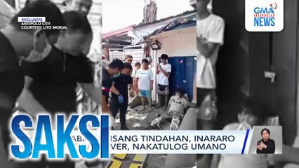 3 babae at isang tindahan, inararo ng SUV; driver, nakatulog umano | Saksi