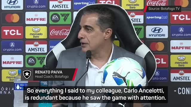 Paiva wishes Ancelotti 'all the luck in the world' with Brazil job