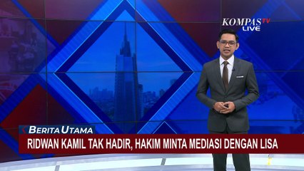 Ridwan Kamil Tak Hadir, Hakim Minta Gelar Mediasi Dengan Lisa Mariana