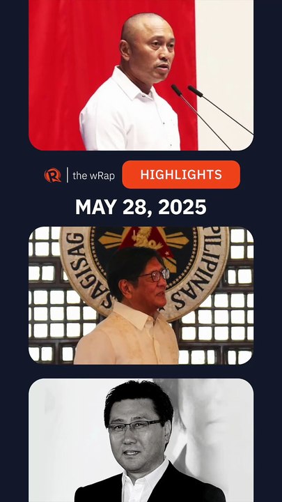 Today's headlines: Arnie Teves, Marcos & the Dutertes, Choi Jung-woo | The wRap | May 28, 2025