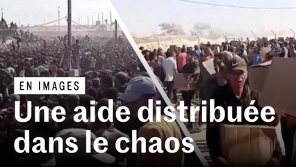 Gaza : chaos lors d'une distribution d'aide alimentaire voulue par Israël