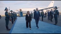 Italia-Kazakhstan, la premier Meloni arrivata ad Astana