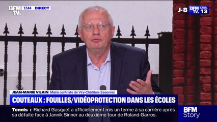 Armes blanches: "La violence ne commence plus en CM2, elle commence beaucoup plus tôt", affirme le maire de Viry-Châtillon (Essone)