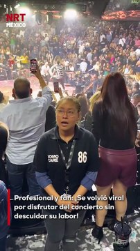 ¡Así se hace! 🙌 Esta guardia de seguridad se volvió viral por demostrar que se puede amar la música y ser profesional al mismo tiempo 🎶👮‍♀️ Mientras todos bailaban, ella también se dejó llevar por el ritmo… sin dejar de vigilar el evento.