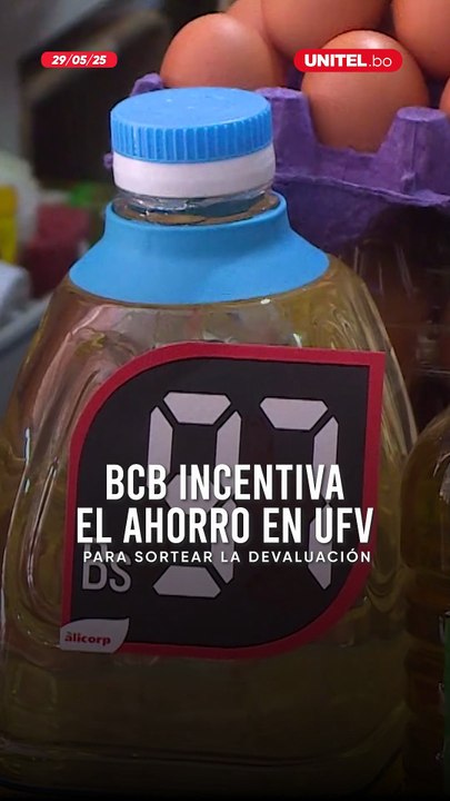 El BCB incentiva a la población para que ahorre...