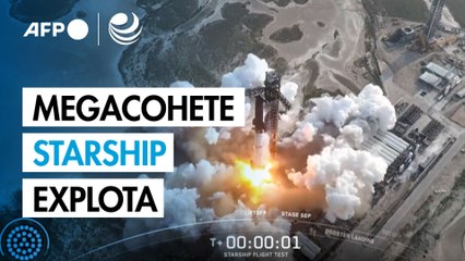 El megacohete Starship explota sobre el Océano Índico en su más reciente prueba