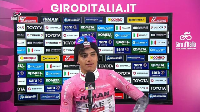 Cycling - Giro d'Italia 2025 - Isaac Del Toro : We are humans... I don't want to be arrogant