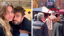 Gerard Piqué y Clara Chía desatan el caos en un restaurante y salen escoltados por la policía española