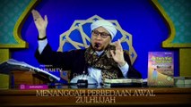 Menanggapi perbedaan awal Zulhijjah - Buya yahya