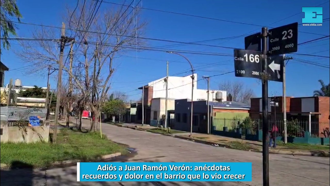 Adiós a Juan Ramón Verón, anécdotas, recuerdos y dolor en el barrio que lo vio crecer