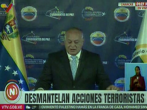 Vpdte. Sec. Cabello: Todas estas operaciones las hemos hecho aquí en Venezuela sin ayuda de nadie