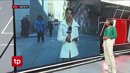 ​Policía gasifica a marcha evista que intentaba llegar a la plaza Murillo