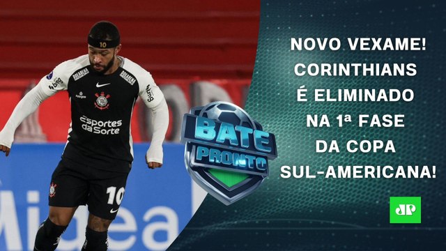 Corinthians PASSA VERGONHA e é ELIMINADO da Sul-Americana; Flamengo tem DECISÃO hoje! | BATE-PRONTO