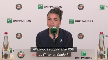 Roland-Garros - Quand Paolini se fiche totalement de la finale PSG vs Inter...