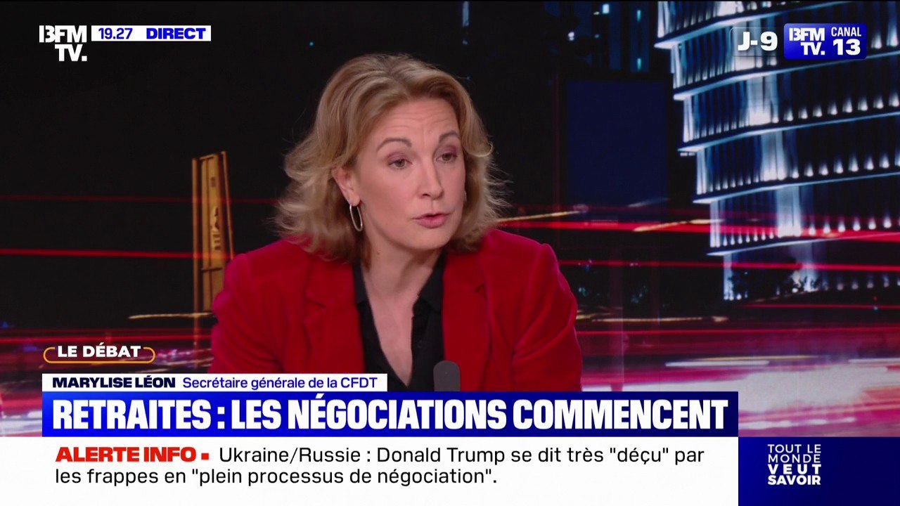 Retraites: "La réforme est profondément injuste", affirme Marylise Léon, secrétaire générale de la CFDT