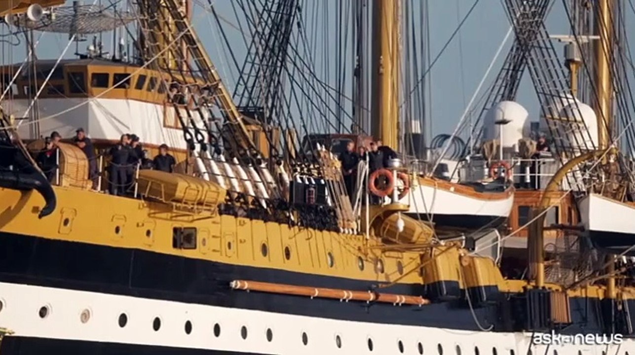 Tour Vespucci, la nave fa tappa a Civitavecchia dopo 3 anni