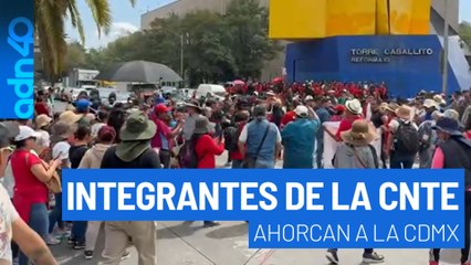 Integrantes de la CNTE ahorcan a la CDMX