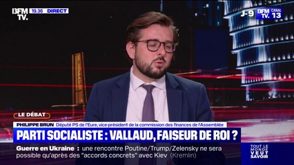 Congrès du PS: "On essaie de rebâtir une maison qui prend l'eau", affirme Philippe Brun (PS)
