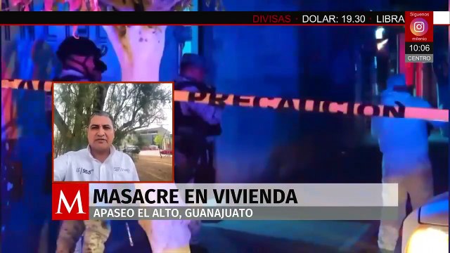 Ataque armado deja cuatro muertos en una vivienda de Apaseo el Alto