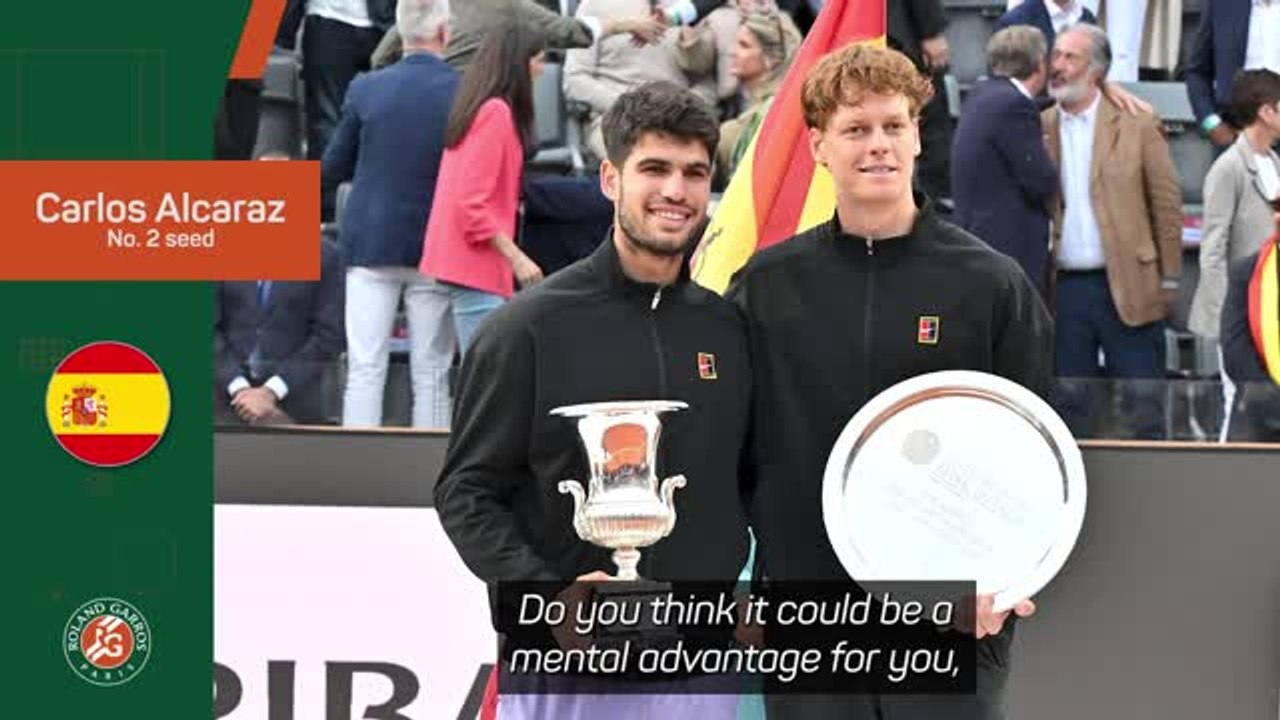 'Too far away' - Alcaraz on potential Sinner final