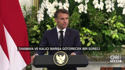 Macron'dan Filistin'i tanıma hamlesi