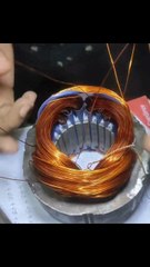 single phase motor winding.