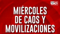 Imposible circular en la ciudad debido a múltiples movilizaciones