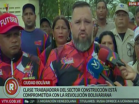 Clase trabajadora de Ciudad Bolívar se comprometo a trabajar junto a la Revolución Bolivariana