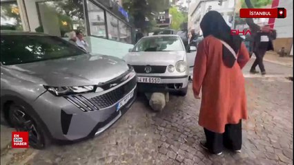 İstanbul Üsküdar’da otomobil yayaya çarptı