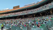 Lleno hasta la bandera en el Benito Villamarín para ver la final de Conference League