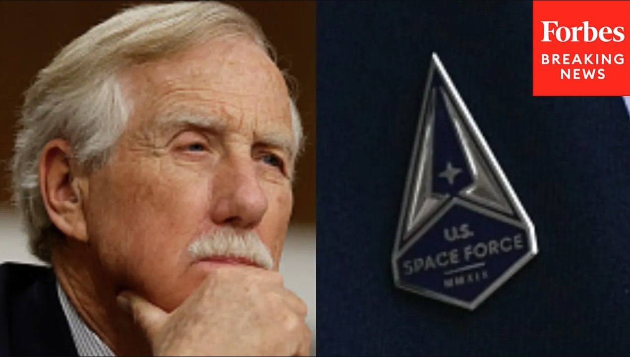 Angus King Decries 'Totally Inadequate' Allocation Of Defense Spending For Space Force