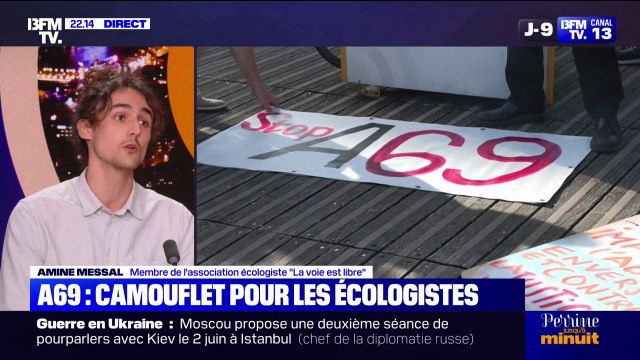 A69: Il y a des risques de contestations fortes et violentes de la part de certains groupes , affirme Amine Messal, membre de l'association écologiste La voie est libre