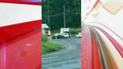 Acidente com três veículos causa uma morte na PR-444