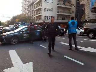 Operativo en Hotel Alvear por amenaza de bomba