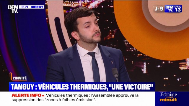 Suppression des zones à faibles émissions : C'est une victoire pour les Français des classes moyennes et populaires , affirme Jean-Philippe Tanguy (RN)