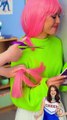 No Long Hair at School?! How She Saved Her Hair! ✂️ #funny #school #hair