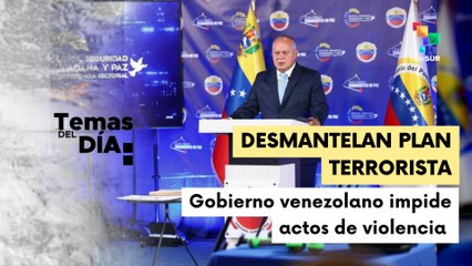 Gobierno de Venezuela brinda detalles del plan terrorista para boicotear las pasadas elecciones