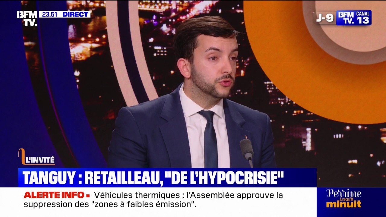 Jean-Philippe Tanguy (RN): "Bruno Retailleau est un hypocrite"