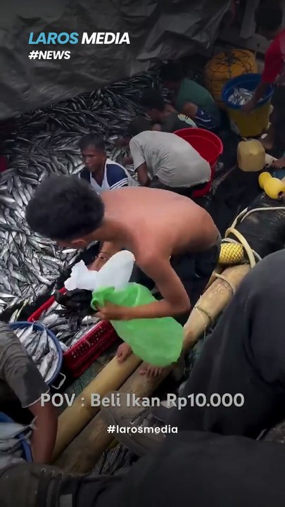 Momen Warga Beli Ikan Dari Nelayan Cuma 10 Ribu, Dapat Berkilo-kilo ikan