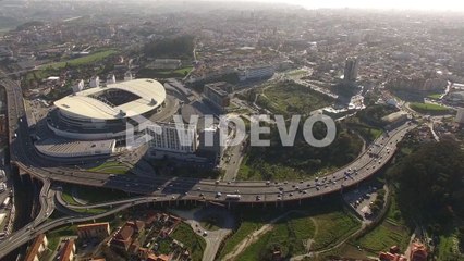 Stock footage of Estádio do Dragão.
